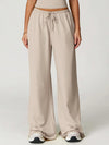 EaseSculpt Drawstring Waist Straight-Leg Casual Sport Pants