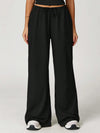 EaseSculpt Drawstring Waist Straight-Leg Casual Sport Pants