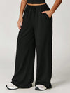 EaseSculpt Drawstring Waist Straight-Leg Casual Sport Pants