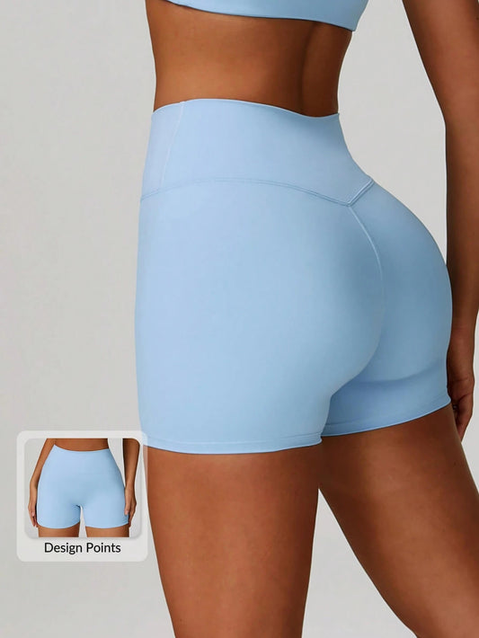 AirSculpt High Waist Tight Fitting Sports Shorts