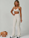 AirFlex Sculpt Spaghetti Strap Crossback Yoga Set
