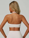 CloudSoft Cropped Sculpt Halter Top