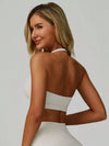 CloudSoft Cropped Sculpt Halter Top