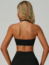 CloudSoft Cropped Sculpt Halter Top