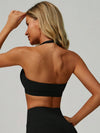 CloudSoft Cropped Sculpt Halter Top