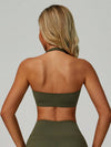 CloudSoft Cropped Sculpt Halter Top