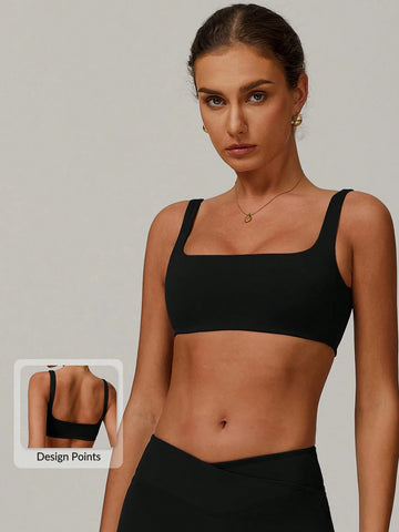 AirContour Sculpt Square Neck Crop Top