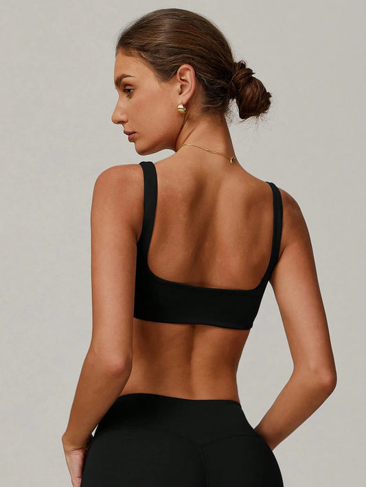 AirContour Sculpt Square Neck Crop Top