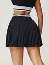 Colorblock Sculpt Active Pleated Skirt