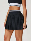 Colorblock Sculpt Active Pleated Skirt