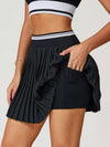 Colorblock Sculpt Active Pleated Skirt