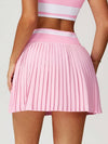 Colorblock Sculpt Active Pleated Skirt