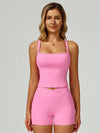CloudSoft Square Neck Contour Workout Tank