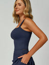 CloudSoft Square Neck Contour Workout Tank