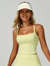 CloudSoft Square Neck Contour Workout Tank