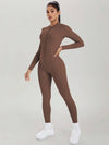 AirSculpt Zip-up Cut-out Back Contour Jumpsuit