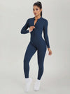 AirSculpt Zip-up Cut-out Back Contour Jumpsuit
