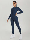 AirSculpt Zip-up Cut-out Back Contour Jumpsuit