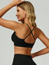 AirSkin SecondSkin Cross Back Yoga Bra Top