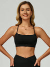 AirSkin SecondSkin Cross Back Yoga Bra Top