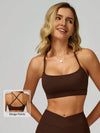AirSkin SecondSkin Cross Back Yoga Bra Top