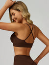 AirSkin SecondSkin Cross Back Yoga Bra Top