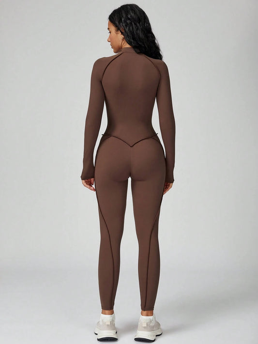 AirSculpt SecondSkin Zip-up Corset-style Jumpsuit