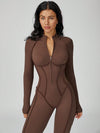 AirSculpt SecondSkin Zip-up Corset-style Jumpsuit