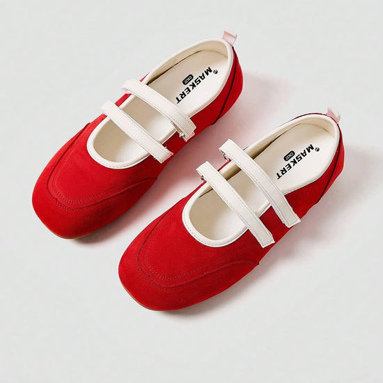 Maskert Ballet Style Hook & Loop Shoes - MASKERT - Mystic Blue / 36