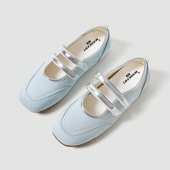 Maskert Ballet Style Hook & Loop Shoes - MASKERT - Mystic Blue / 36