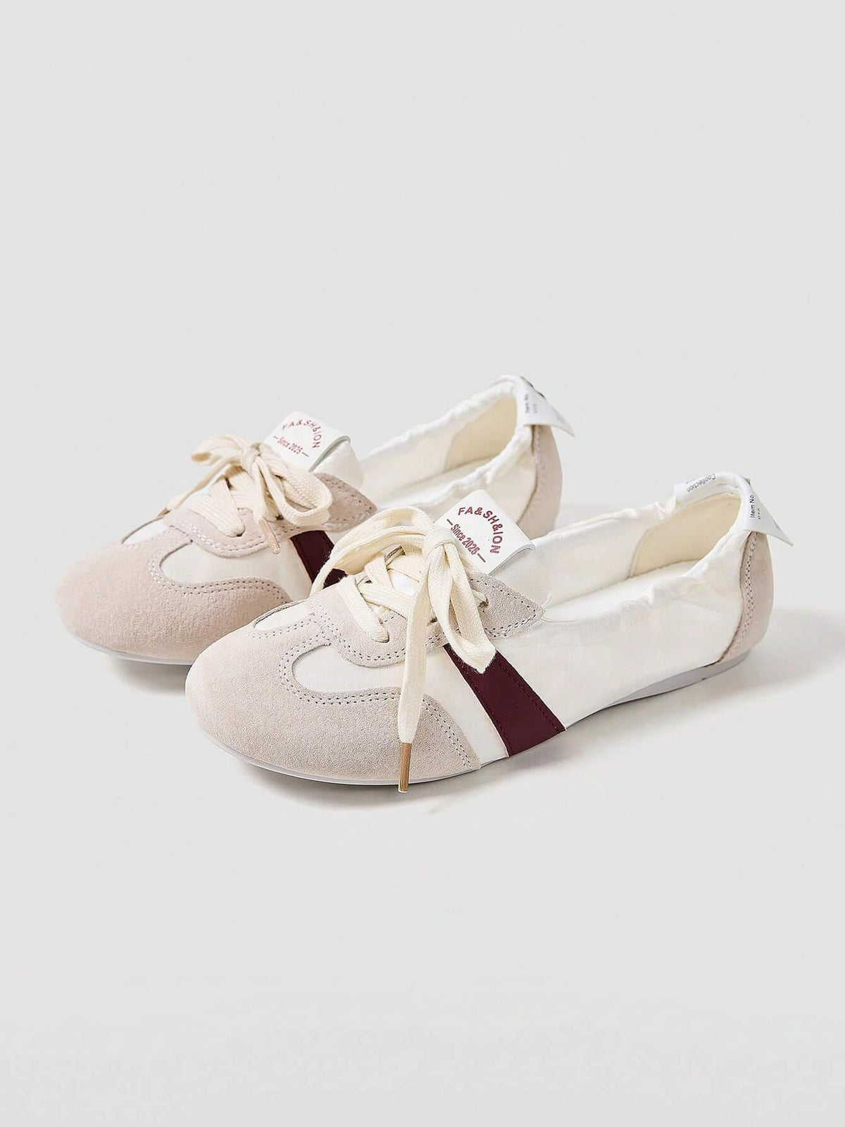 Maskert Ballet Style Lace-up Slip-On Shoes - MASKERT - 