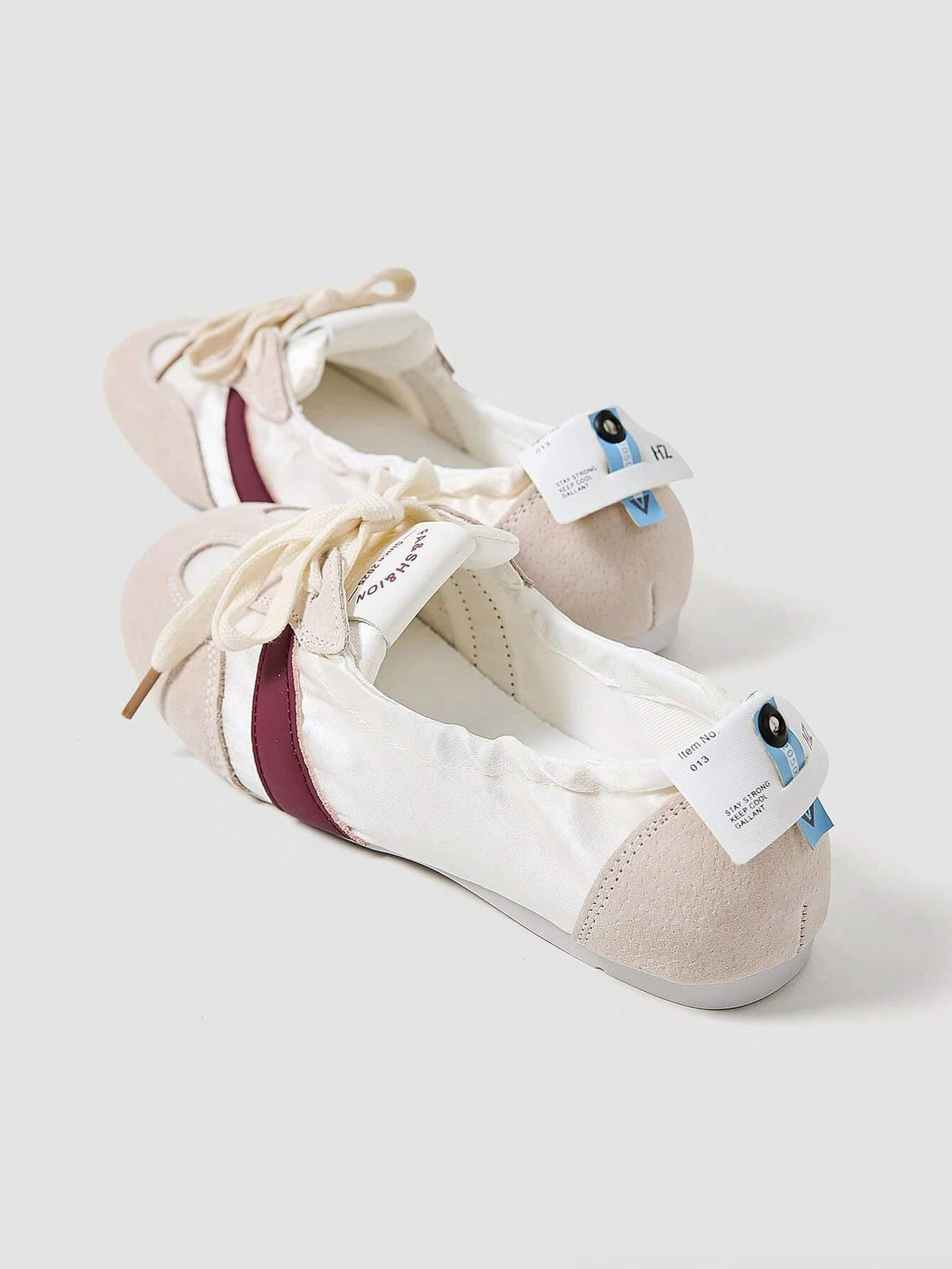 Maskert Ballet Style Lace-up Slip-On Shoes - MASKERT - 