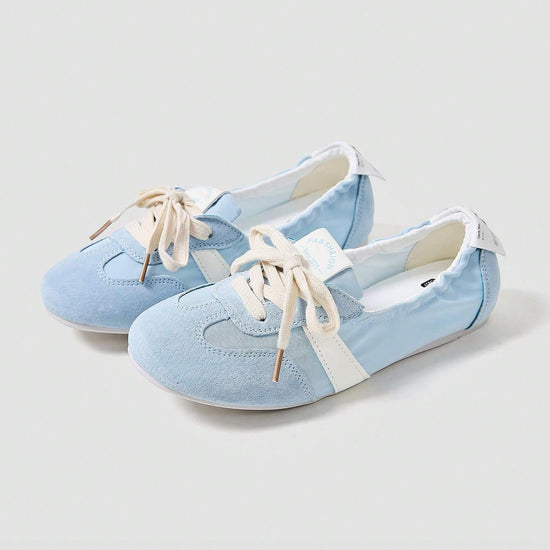 Maskert Ballet Style Lace-up Slip-On Shoes - MASKERT - 