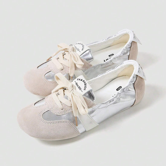 Maskert Ballet Style Lace-up Slip-On Shoes - MASKERT - 