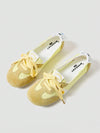 Maskert Ballet Style Lace-up Slip-On Shoes - MASKERT - Citrus Yellow / 36
